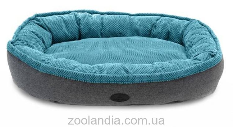 Harley & Cho (Харли энд Чо) Donut Ocean овальный лежак для собак (голубой)