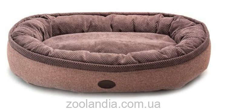 Harley & Cho (Харли энд Чо) Donut Brown овальный лежак для собак (коричневый)
