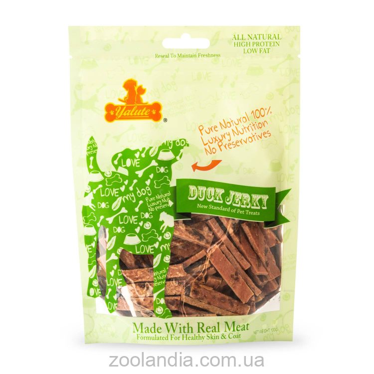 Yalute ( Ялут) Baked Duck Strip - Лакомство для собак (утка)