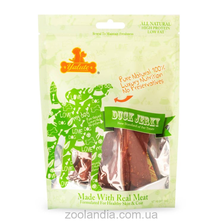 Yalute ( Ялут) Bone Shape of Duck and Apple - Лакомство для собак (утка и яблоко)