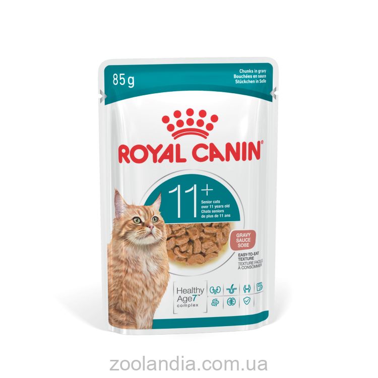Royal Canin (Роял Канин) Ageing 11+ -  Консервы для котов старше 11лет, в соусе