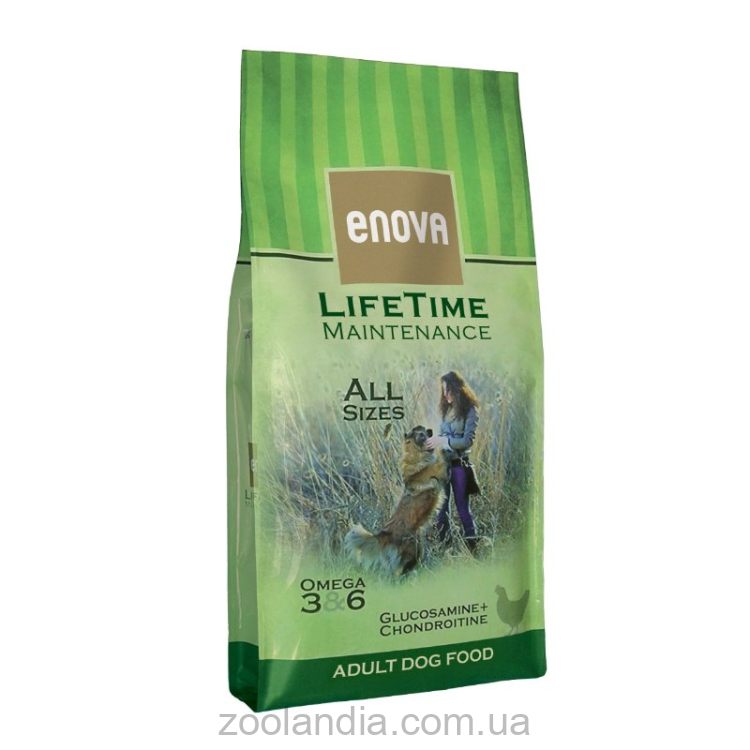 ENOVA (Энова) Lifetime Maintenance - Сухой корм для взрослых собак всех пород (курица)