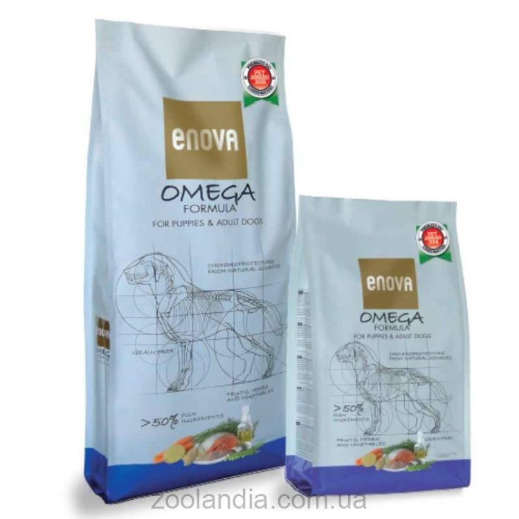 ENOVA (Энова) Omega Formula - Сухой корм для собак всех пород на всех стадиях жизни (рыба)