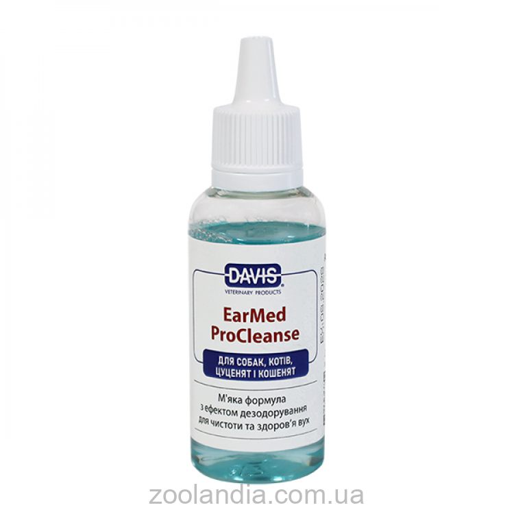 Davis (Дэвис Иермед Проклинс) EarMed ProCleanse - Средство для ухода за ушами собак и котов