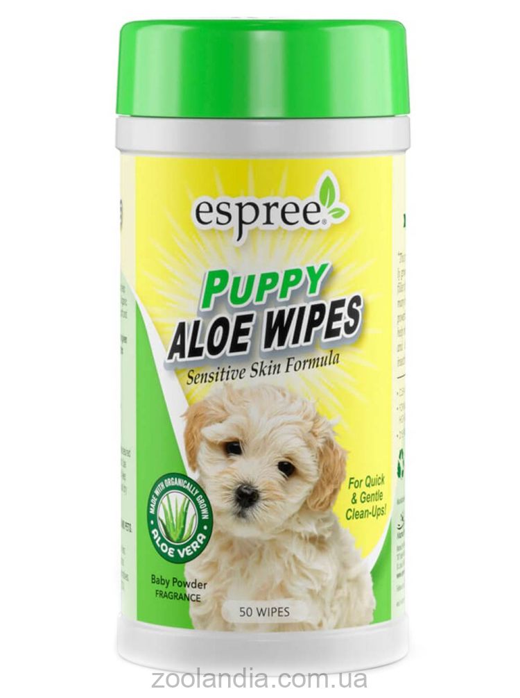 Espree (Эспри) Puppy Wipes - Влажные салфетки для очищения щенков