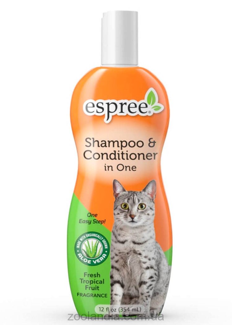 Espree Shampoo and Conditioner In One - Шампунь и кондиционер 2 в 1 для кошек