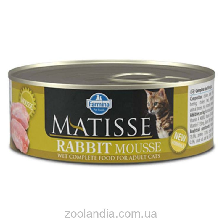 Farmina (Фармина) Matisse Cat Mousse Rabbit – Консервированный корм для котов (кролик)