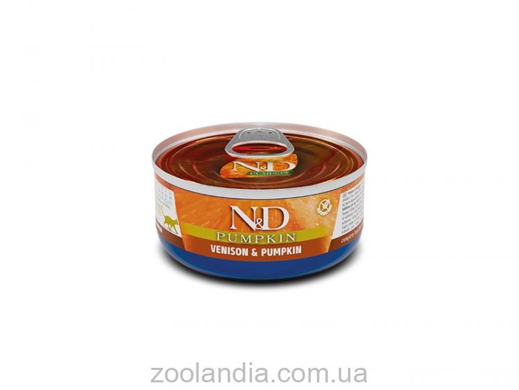 Farmina (Фармина) N&D Grain Free Pumpkin & Venison Adult - Влажный корм для кошек, беззерновой (тыква и оленина)