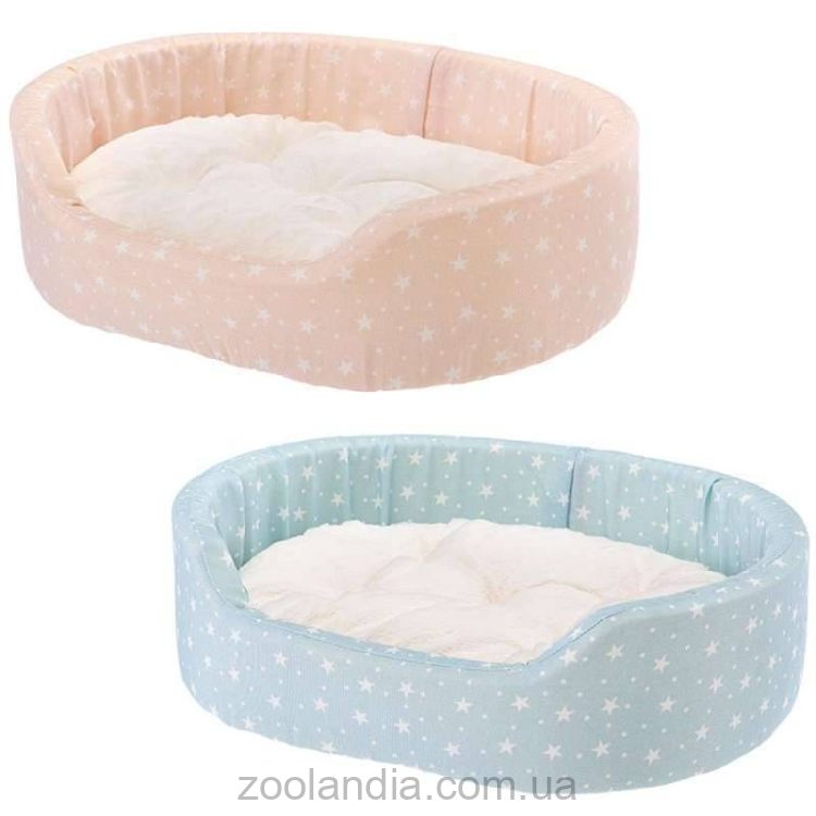 Ferplast (Ферпласт) Dandy F Puppy лежак для кошек и собак (голубой/бежевый)