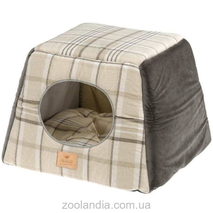 Ferplast (Ферпласт) Edinburgh домик для кошек и собак (коричневый)