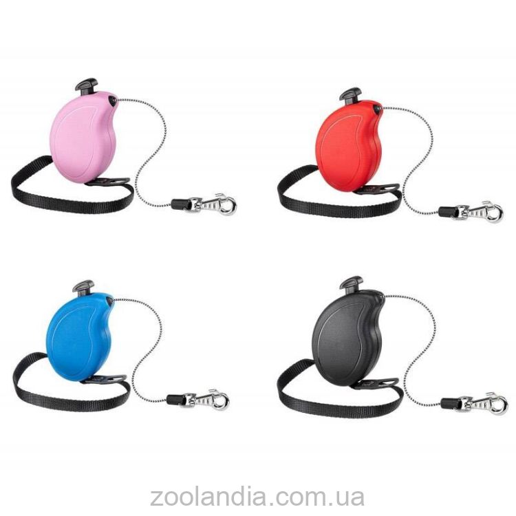 Ferplast (Ферпласт) Flippy One Cord Mini – Поводок-рулетка для собак мелких пород со шнуром
