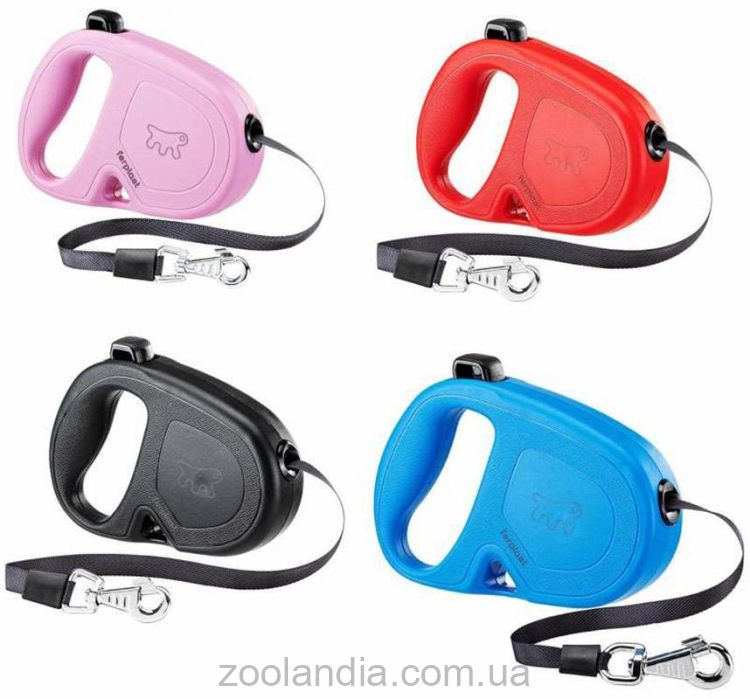 Ferplast (Ферпласт) Flippy One Tape L – Поводок-рулетка для собак крупных пород с выдвижной лентой