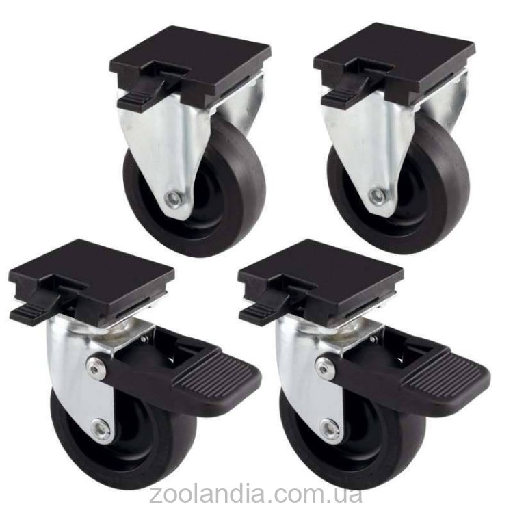 Ferplast (Ферпласт) L388b Kit Wheel At.50/60 Rest комплект колес для переносок Atlas Classic