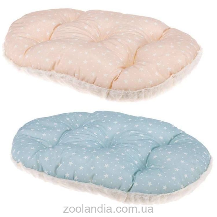 Ferplast (Ферпласт) Relax F Puppy подушка-лежак для кошек и собак (голубой/бежевый)