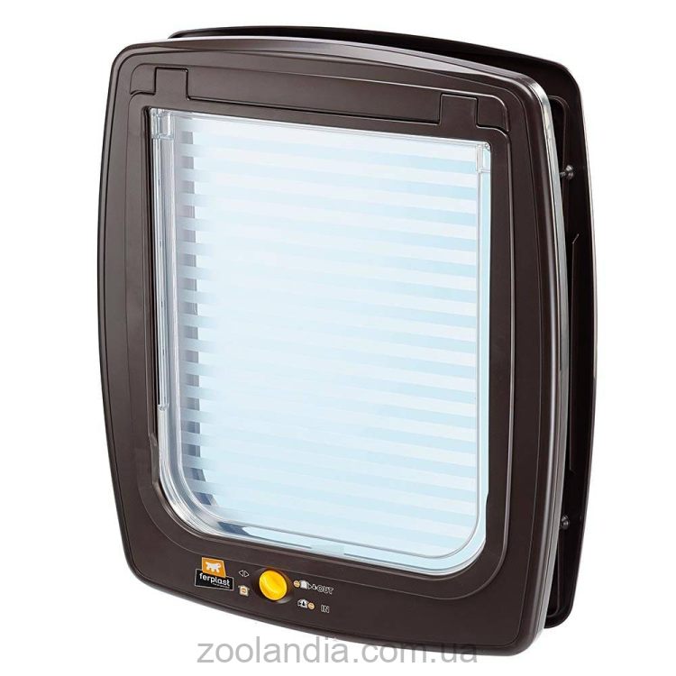 Ferplast (Ферпласт) Swing 15 Tunnel Brown двери врезные для крупных кошек, средних и больших собак (коричневый)