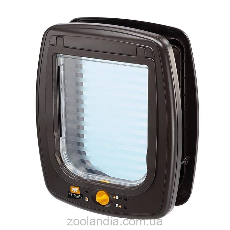 Ferplast (Ферпласт) Swing 9 Set Brown двери врезные для больших кошек, щенков и собак мелких пород (коричневый)