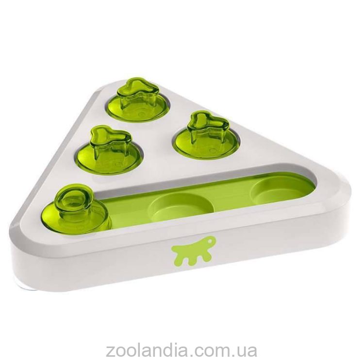 Ferplast (Ферпласт) Trea - Toy For Cat интерактивная игрушка для кошек и собак с тайниками для сухого корма, 24,5x22x6 см