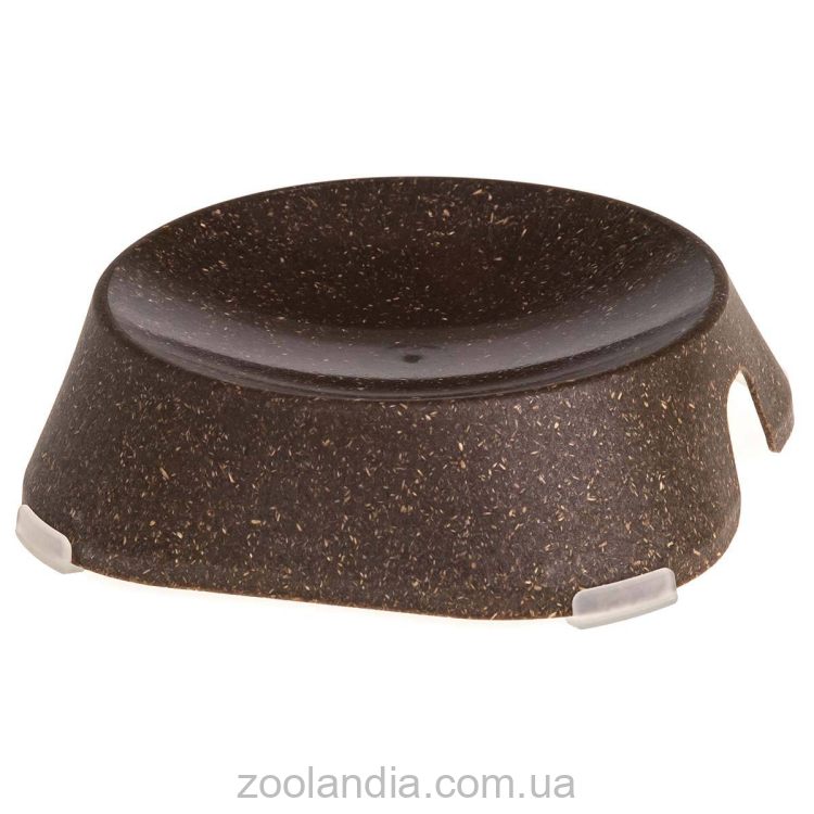 Fiboo (Фибу) ECO Flat плоская миска без антискользящих накладок для кошек и собак, 13,2х13,2х3,6 см