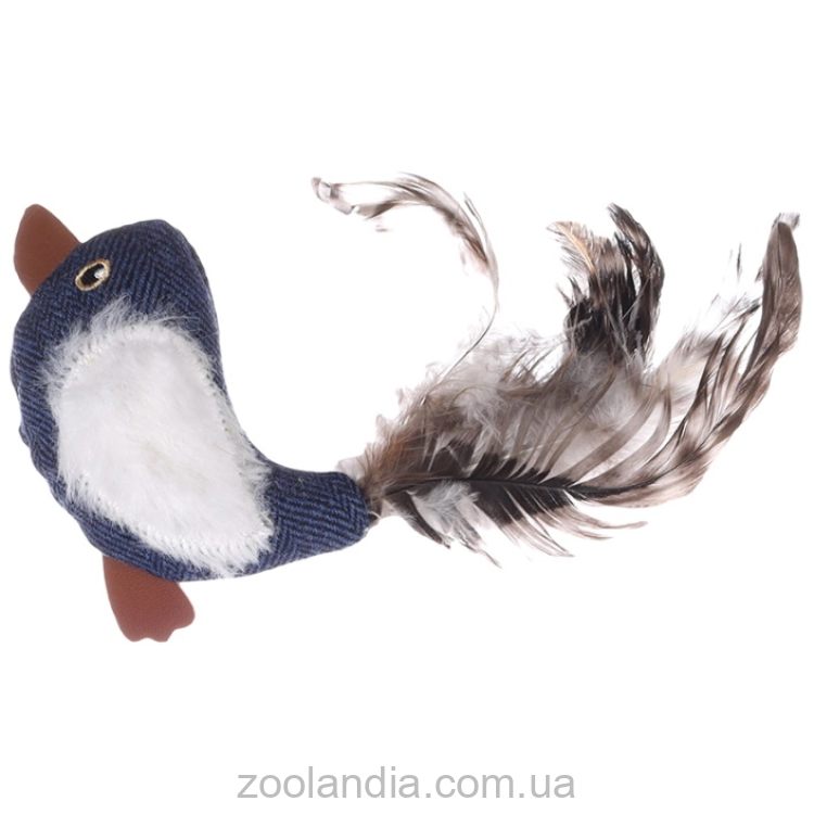 Flamingo (Фламинго) Jeany Bird - Игрушка для котов с кошачьей мятой и перьями