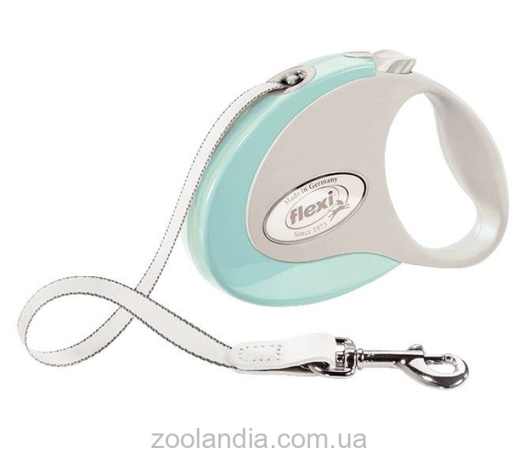 Flexi Style S - поводок-рулетка для собак до 12 кг, лента, 3 м