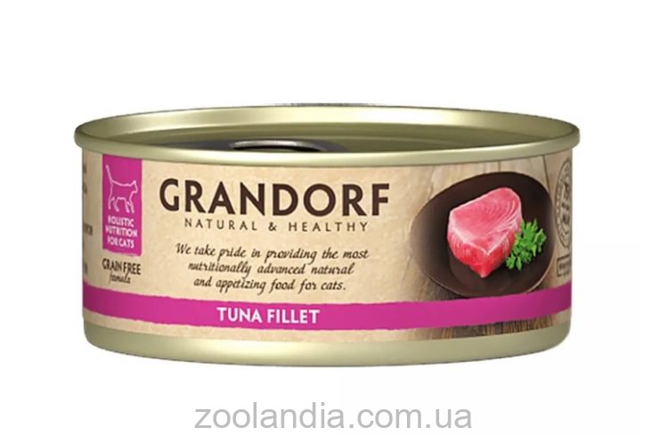 Grandorf (Грандорф) Tuna Fillet - Влажный корм для кошек филе тунца
