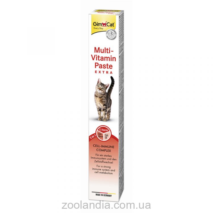 GimCat (Джимпет) Multi-vitamin Extra - мультивітамінна паста для котів