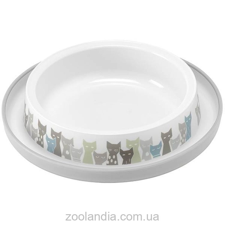 Moderna Trendy Dinner Maasai Модерна миска для котов, дизайн Масаи, 210 мл, d 15,5 см