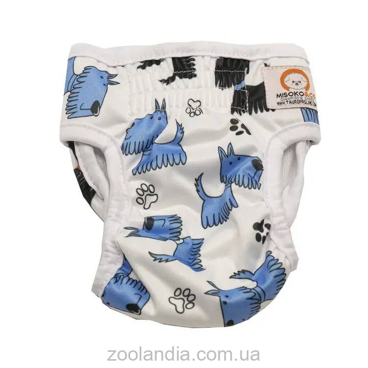 Misoko&Co (Місоко та Ко) Багаторазовий підгузник для собак-сук, (цуценята)