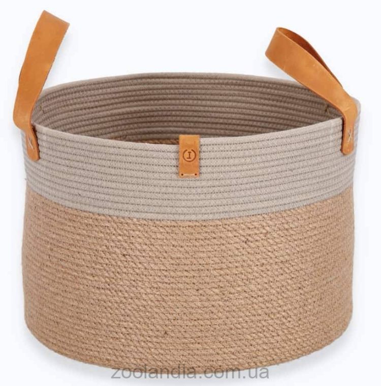 Harley & Cho (Харли энд Чо) корзина для хранения игрушек Linen (серый)