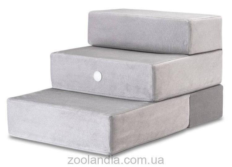 Harley & Cho (Харли энд Чо) Tetris Gray Velur Double ступеньки для собак (серый)