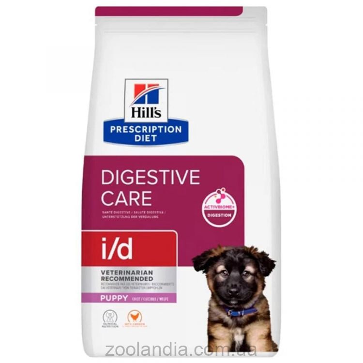 Hills (Хилс) Prescription Diet i/d Digestive Care - сухой корм для щенков при заболеваниях ЖКТ, с курицей