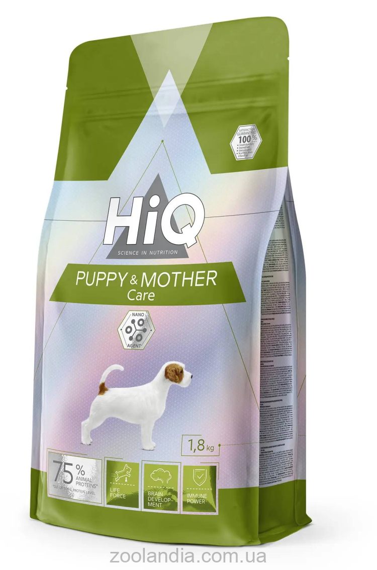 HiQ (Хайкю) Puppy and Mother care - Сухой корм для щенков всех пород, для беременных и кормящих самок