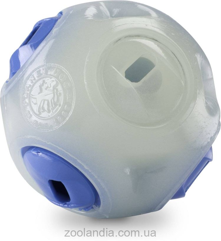 Planet Dog Orbee-Tuff Светящийся мяч со свистком для собак