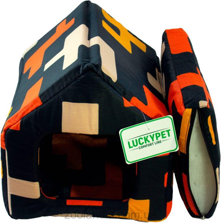Lucky Pet (Лаки Пет) "Джесси" - Домик-лежак для собак (геометрия)