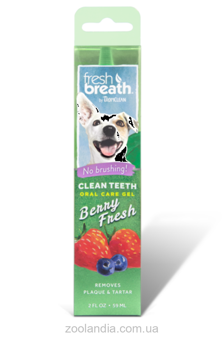 Tropiclean (Тропиклин) Oral Care Gel Berry Fresh - Гель для чистки зубов с ароматом свежих ягод для собак