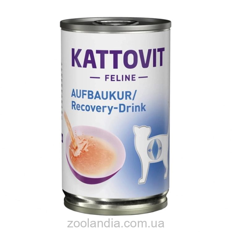 Kattovit Veterinary (Каттовит Ветеринари) Recovery Drink Chicken – Лечебный напиток для котов в период восстановления (курица)