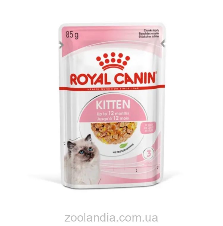 Royal Canin (Роял Канин) Kitten Instinctive - Консервированный корм для котят до 12 месяцев, в желе
