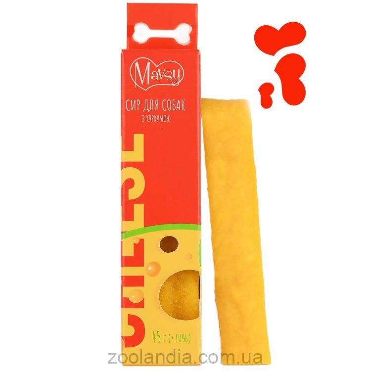 Mavsy Cheese Stick- Ласощі для собак жувальна паличка для собак з сиром та куркумою