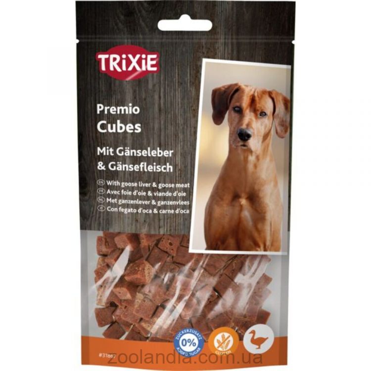Trixie (Тріксі) Guse Liver Cubes Лакомство для собак с утиной печенью