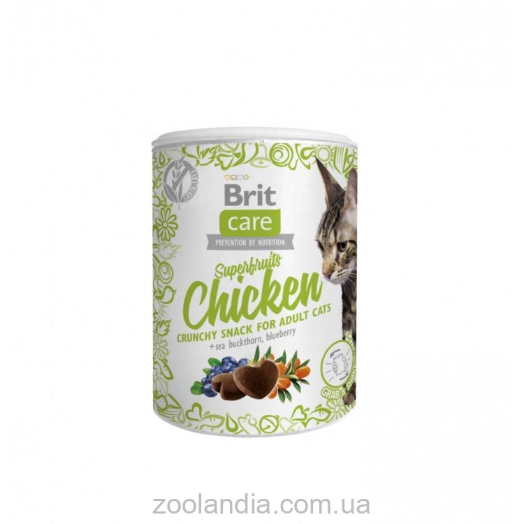 Brit Care Cat Snack Superfruits Chicken - Лакомства для кошек (курица)