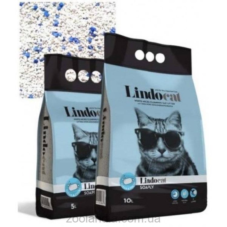 Lindocat (Линдокет) Soaply Clean &Fresh - Бентонитовый наполнитель с ароматом мыла