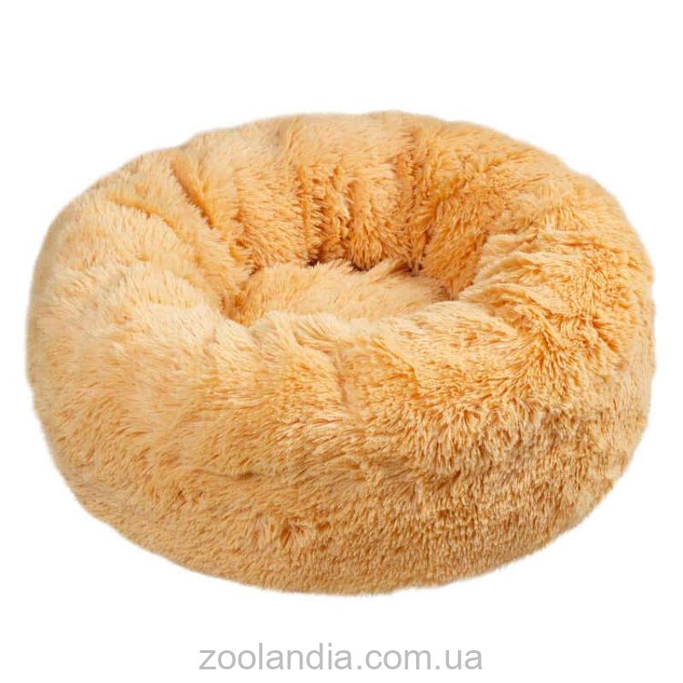 Red Point (Рэд Поинт) Donut - Лежак со съемной подушкой для собак мелких пород и котов (абрикосовый)