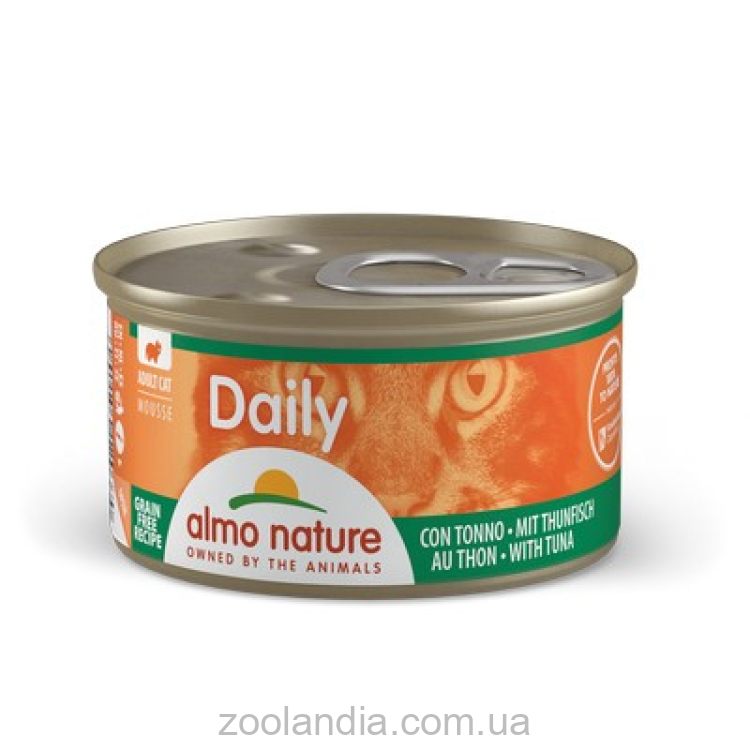 Almo Nature (Альмо Натюр) Daily Cat - Консервы для кошек мусс (тунец)