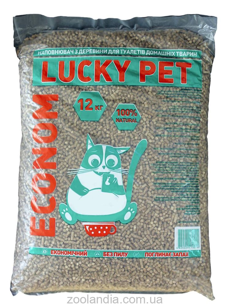 Lucky Pet (Лаки Пет) Древесный наполнитель, эконом