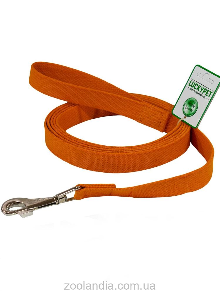 Lucky Pet (Лаки Пет) Поводок брезентовый, шитый, 2,5 х 120 см
