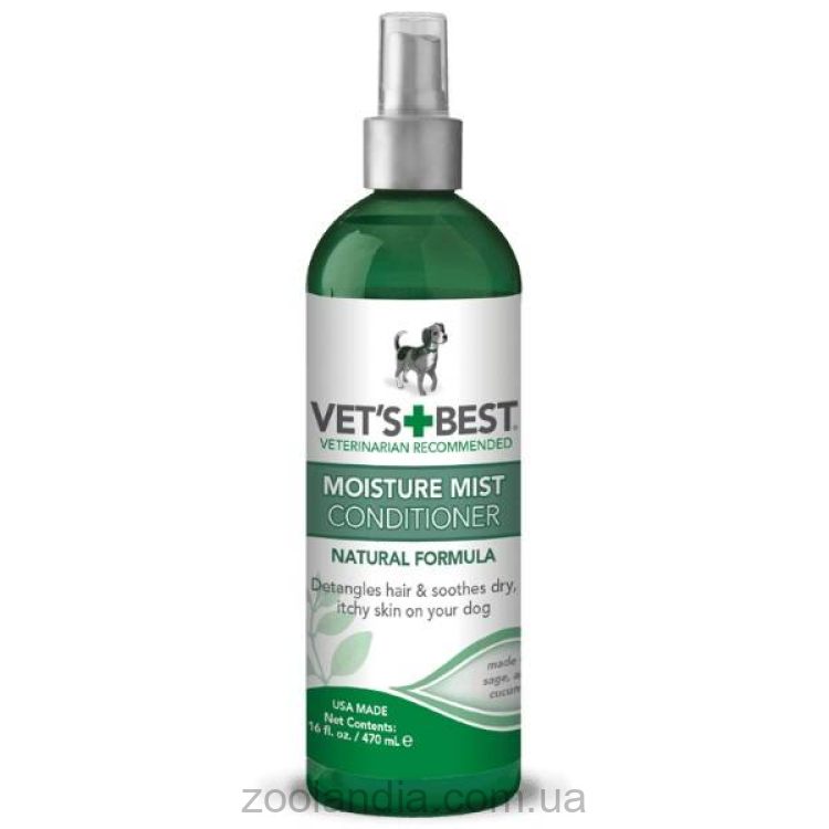 Vet`s Best (Ветс Бест) Moisture Mist Conditioner - Суперувлажняющий спрей-кондиционер
