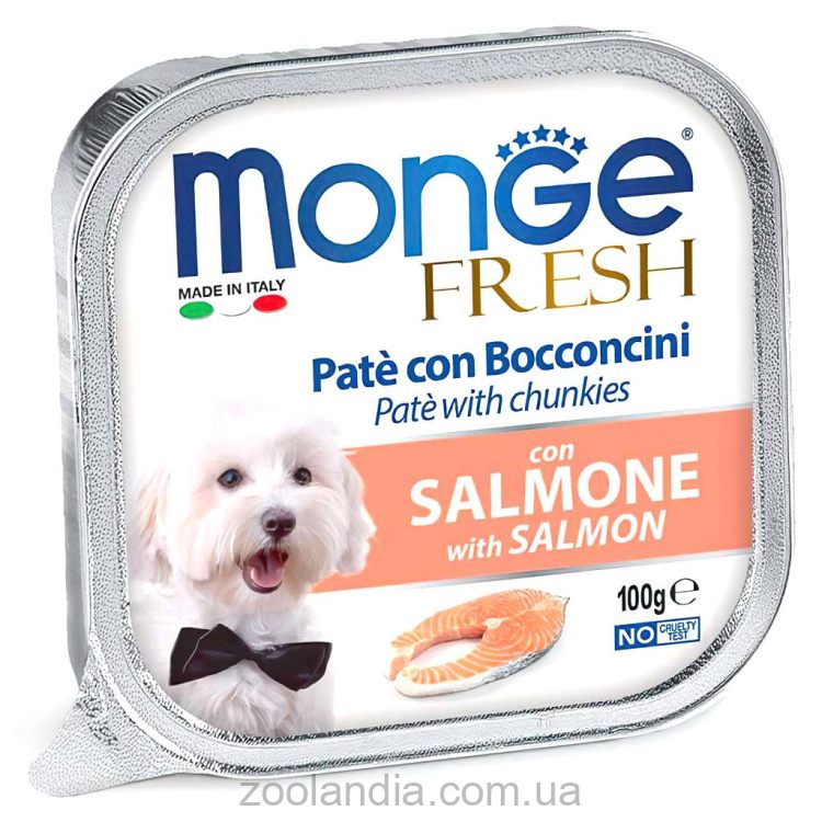 Monge (Монж) Dog Fresh Salmon - Влажный корм для собак с лососем