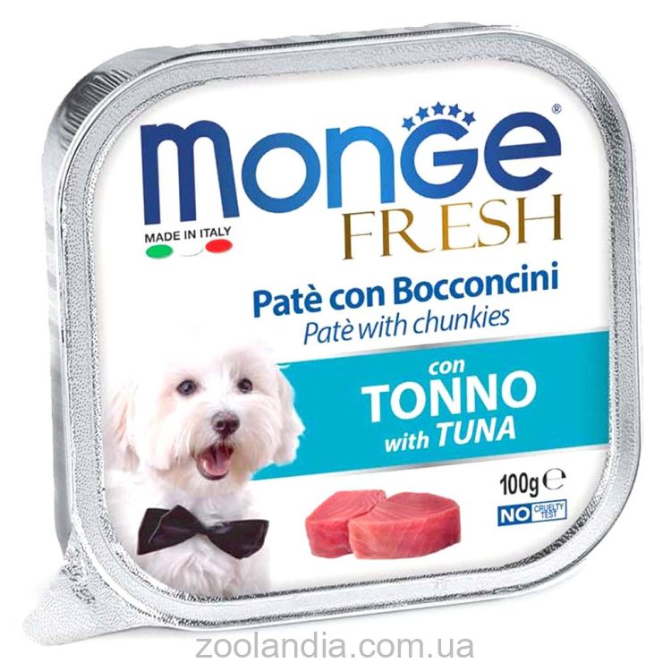 Monge (Монж) Dog Fresh Tuna - Влажный корм для собак с тунцом