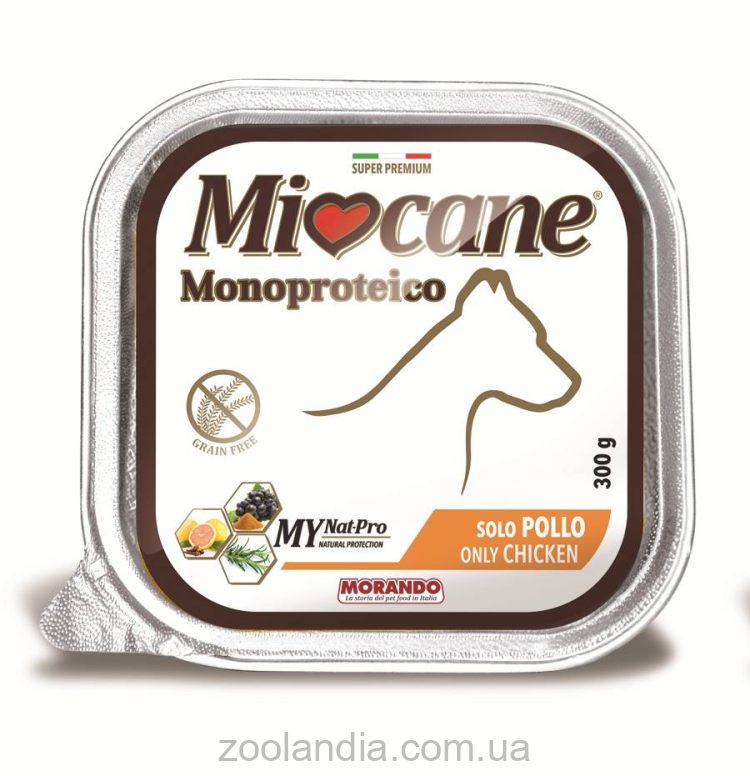 Morando (Морандо) Miogatto Monoproteico - Влажный корм для взрослых собак с курицей