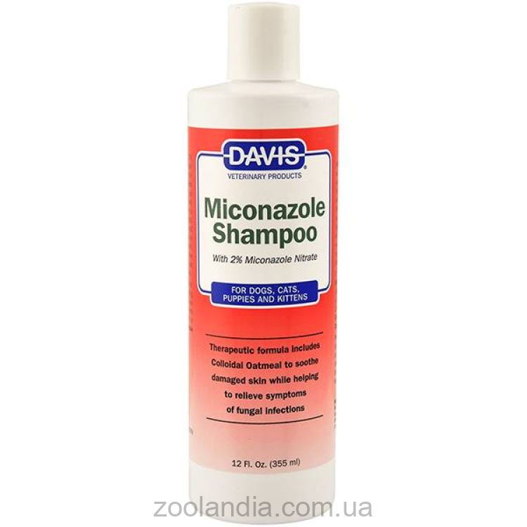 Davis (Дэвис) Miconazole Shampoo - Шампунь при заболеваниях кожи для собак и котов